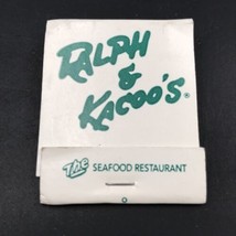 Ralph &amp; Kacoo&#39;s Restaurant Cajun Seafood Matchbook Full 20 Unstruck - $7.69