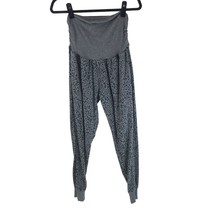 Cotton On Body Womens Jogger Pants Fold Over High Rise Leopard Print Gray M - £10.06 GBP