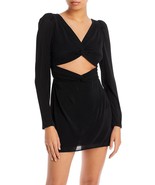 LoveShackFancy Women's Nanita Cutout Mini Dress Black Size 2 B4HP - $75.95