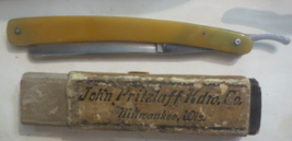 Vintage John Pritzlaff Straight Razor Bakelite handle Ever Keen J.P.H part box - £37.21 GBP