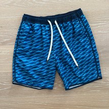 Fair Harbor Men’s Mastos-Anchor Lined Shorts Blue Art Waves Large - $39.99