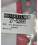 MERCURY MARINE, MERCRUISER, QUICKSILVER POWERHEAD PLATE/COVER GASKET #27... - $319.10 MXN