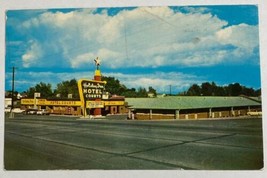 Holiday Inn Hotel Courts Memphis,Tennessee Old Cars Chrome Postcard 1957 - £9.35 GBP