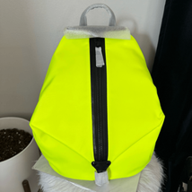 Rebecca Minkoff Julian Jumbo Zipped Nylon Backpack, Designer Neon Yellow... - $139.32