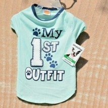 SimplyDog Blue "My First Outfit" T-Shirt/Shirt (Pet, Dog) Size Medium - £6.31 GBP