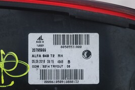 17-20 Alfa Romeo Stelvio LED Taillight Light Lamp Inner Trunk Passenger Right RH image 4