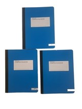 Yobi Composition Book Blue Wide Ruled 3 Pack 100 sheet 9.25 x 7.5 inches  - £5.50 GBP