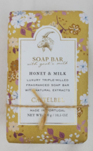 Castelbel Honey &amp; Milk Soap Bar with Goat&#39;s Milk 10.5 oz Triple Milled Portugal - £9.64 GBP