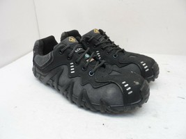 Terra Men&#39;s Spider Composite Toe Casual Work Shoes Black/Grey Size 7M - £45.38 GBP