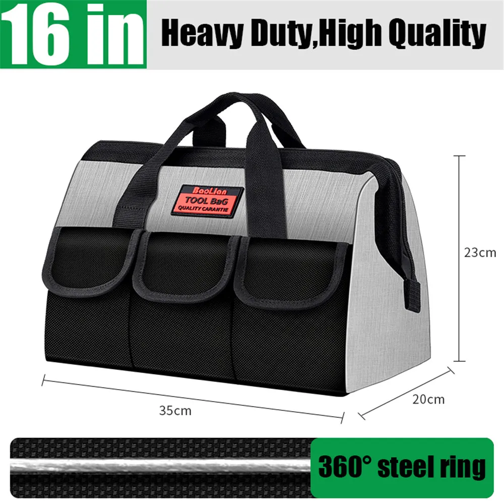 13 inch 16in 18in Hand Tool Bag 600D Polyester Electrician Bag Tool Organizers P - £54.19 GBP