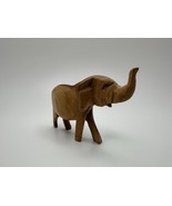 Vintage Carved Wood Figure Elephant 3.25 inches NB1 - €12,37 EUR