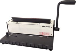 The Tamerica Tpw-3200 Punch And Bind Machine Uses 120 Sheets Of 9/16&quot; Ma... - £100.80 GBP