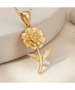 Handmade Lantana Flower Necklace | 925 Sterling Silver Women’s Jewelry |... - $43.79