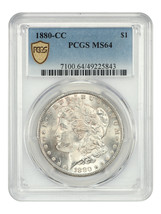 1880-CC $1 Pcgs MS64 - $1,018.50