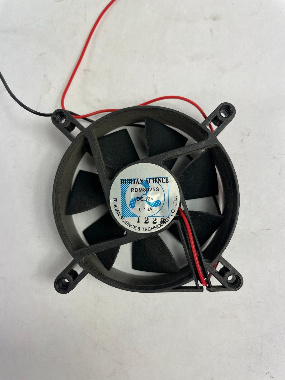 RUILIAN SCIENCE RDM8025S DC 12/V 2 - Wire CPU Cooling Fan - $14.84