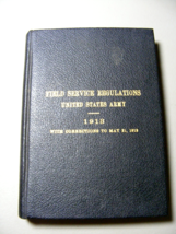 Pre WW1 Field Service Regulations U.S. Army 1913 - $922.09 MXN