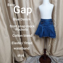 Baby Gap blue Jean skirt size 4 Years - £6.24 GBP