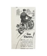 Harley Davidson 45 Twin Advertisement 1929 Motorcycle Go There DWCC10 - $40.73 CAD
