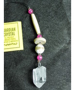 Guardian Crystal Car Rear View Mirror Charm Protection Balance &amp; Harmony... - £14.50 GBP