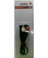 RadioShack 4201353 3&#39;t 3.5mm Stereo Female-to-Dual RCA Male Plug Y-cable... - $4.08 CAD