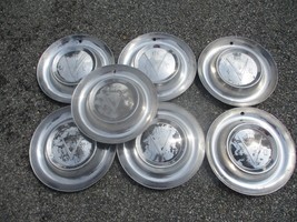 Lot of 7 1952 1953 Buick Roadmaster Century 15 inch hubcaps wheel covers - £44.50 GBP