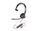 HP Poly Blackwire 3310 Monaural USB-C Headset +USBC/A Adapter - Mono - U... - £39.64 GBP