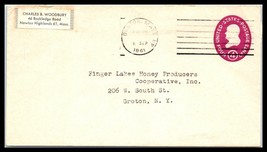 1961 US Cover - Boston, Massachusetts to Finger Lakes Honey, Groton, New York L5 - £0.78 GBP