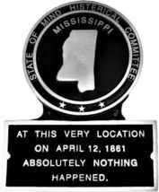 Mississippi 1861 State Marker, MS 1861 State Plaque, Metal Plaque, Hand Painted - £23.88 GBP