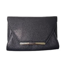Apt 9 Women&#39;s Black Sparkle Holiday Clutch Purse Envelope Style Evening Handbag - £19.81 GBP