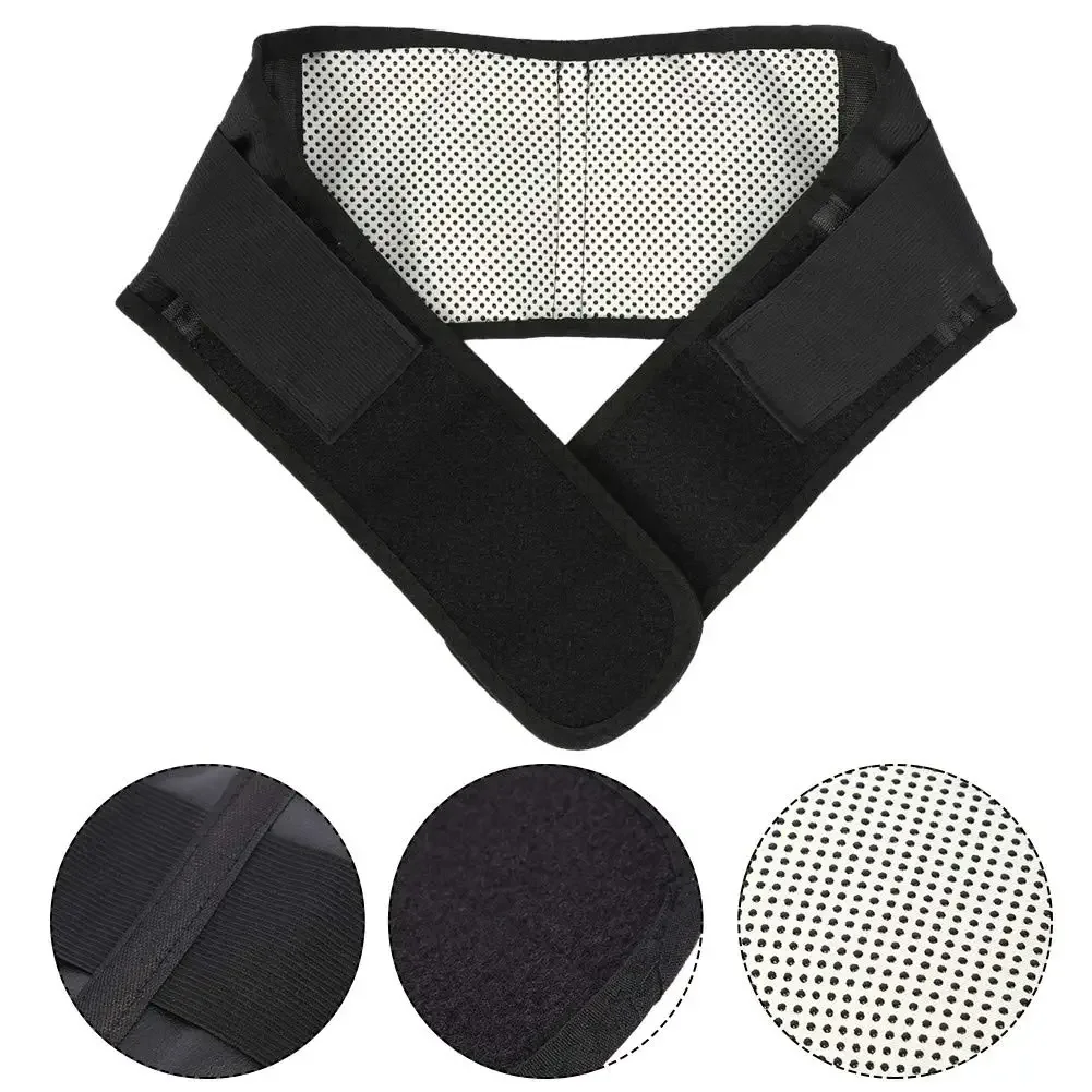 Sporting Adjustable Tourmaline Self-heating Waist Belt Magnetic Therapy Waist Br - £23.51 GBP