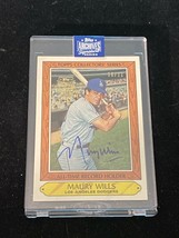 MAURY WILLS 2020 Topps Archives Signature Series - £36.51 GBP