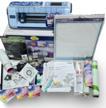 Brother Scan &amp; Cut CM550DX Fabric + Paper Crafting + Vinyl + Extras AS IS Works - $174.59