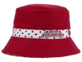 Kids Bucket Hat Reversible Summer NHL Hockey Colorado Avalanche New Era-size OS - £5.45 GBP