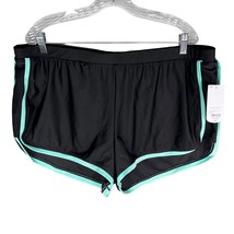 Xersion Womens Swim Shorts XXL Aqua Sea Vibrant Vacation Lined New - $24.74