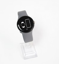 Google Pixel Watch 41mm Polished Silver Case with Charcoal Band Large GA03305-US image 2