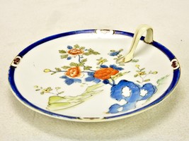 Morimura Brothers Nippon Nappy Dish, 6&quot; Handled Plate, Antique Japan Porcelain - $24.45