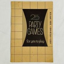 Vtg 1950&#39;s 25 Party Games For You To Play Booklet Whitman Publishing Stop Thief - £5.95 GBP