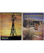 Vintage DISCOVER TEXAS STATE DEPARTMENT OF HIGHWAYS Posters PECOS, PLAIN... - $49.36 CAD