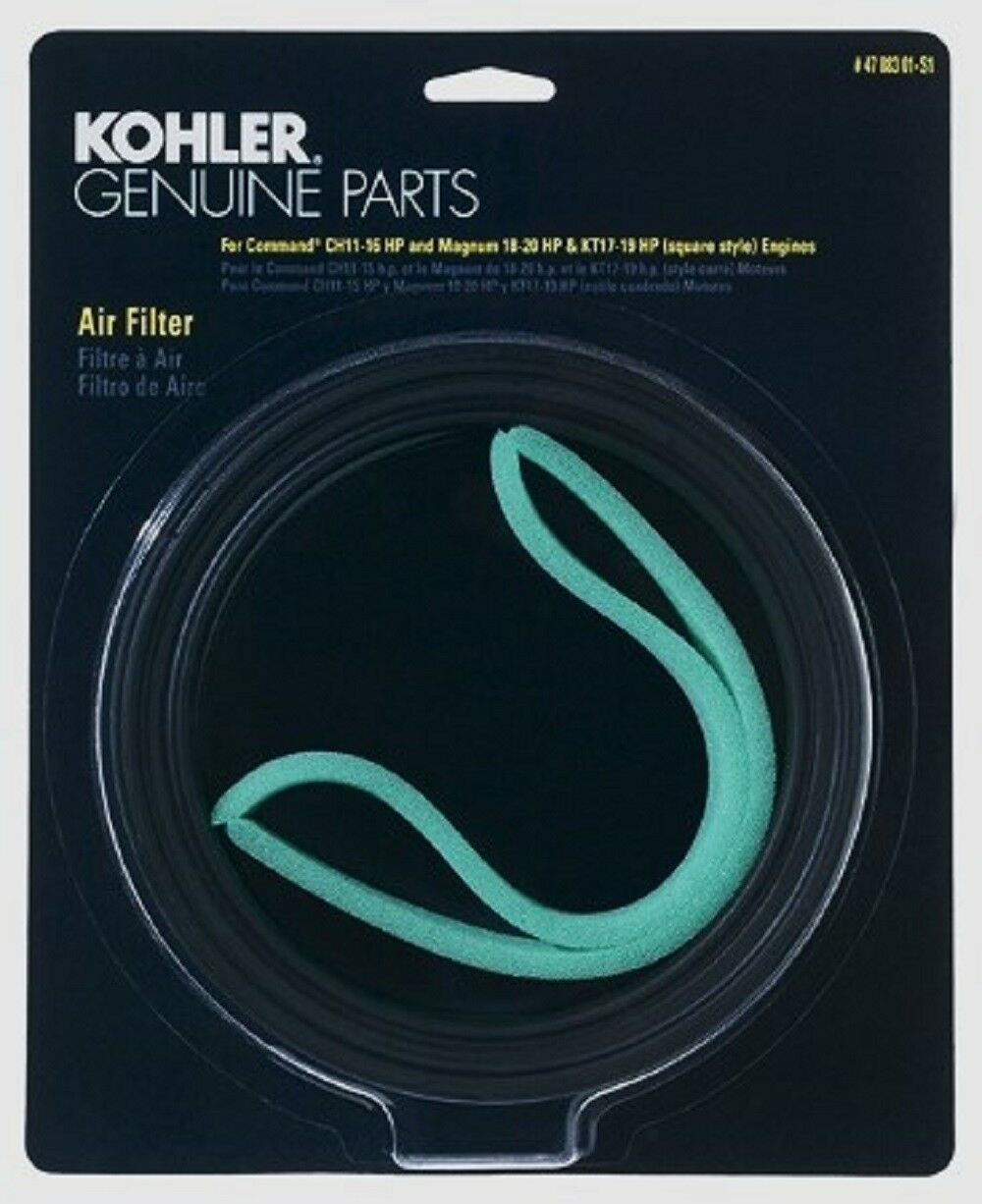 Kohler Air & Pre-Filter 47 883 01-S1 Command Ch11 Ch16 Magnum 18-20 CH410 CH450 - $27.12