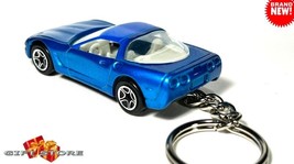  Rare Key Chain Blue 98~2005 Chevy Corvette C5 Custom Ltd Edition Great Gift - $44.98