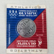 VINTAGE 1996 ATLANTA ATHLETICS COMMEMORATIVE ATHLETICS SPORT MEDALLION O... - $4.80