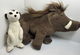 The Lion King Timon And Pumbaa Build A Bear Plush Disney Stuffed Animals Sound - $21.03