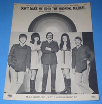 The Peppermint Rainbow Sheet Music Don&#39;t Wake Me Up In The Morning Vintage 1969 - £28.14 GBP