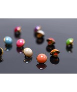 10 Faux Pearl Buttons Vintage Style Jewelry Making Sewing Supplies Assor... - $75.83 MXN