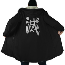Anime Cloak Coat Demon Slayer Corps Unisex Cloak Anime Costume Jacket XS-5XL - £63.86 GBP+