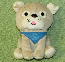 Hallmark Best Dad Plush Dog Tan Puppy Blue Bandana 8.5" Stuffed Animal Toy - $10.80