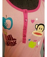Paul Frank Ladies Pink Night Shirt Pajamas Top L Monkey NEW w/ Tag FREE ... - £12.36 GBP