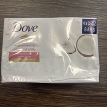 Dove Purely Pampering Coconut Milk Soap  4 X 100g New - £7.61 GBP