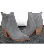 Marc Fisher Alva Suede Bootie Dark Gray Pointed 70s Style Size 7M NEW IN... - $81.86 CAD