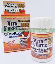 Vita Fuerte Biovital Aleman *Fuerza*Energia*Salud 100%Natural Cont.100Tab - $19.79